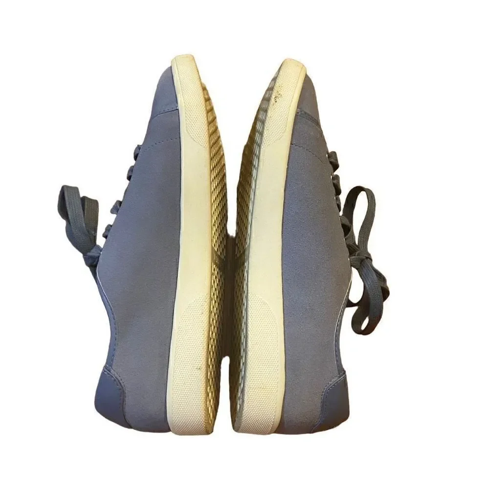 Vionic Brinley Water Resistant Suede Sneakers Blue Size 7 - Picture 4 of 9